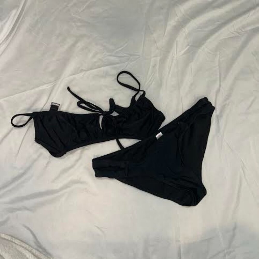 black bikini